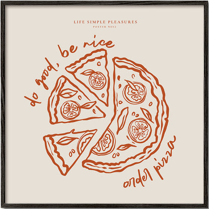 Avelena | Leben Einfache Einfache Freuden - Pizza - Quadrat