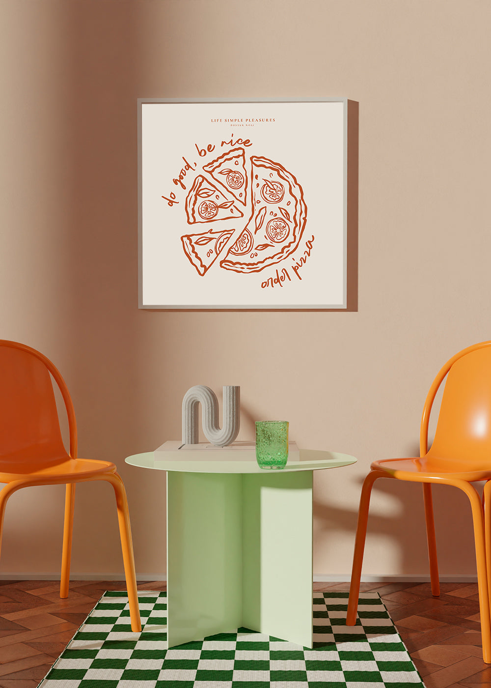 Avelena | Leben Einfache Einfache Freuden - Pizza - Quadrat