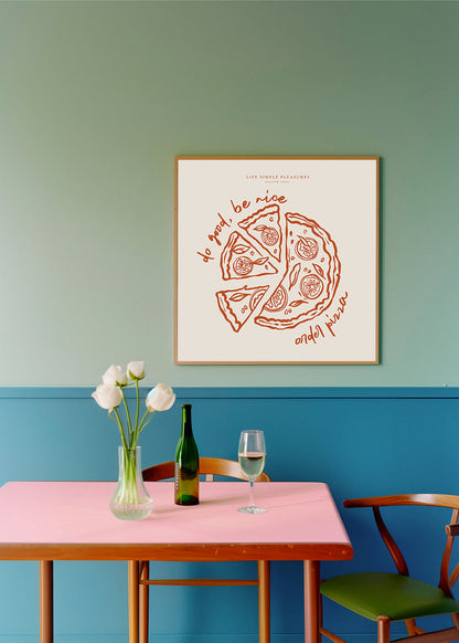 Avelena | Leben Einfache Einfache Freuden - Pizza - Quadrat
