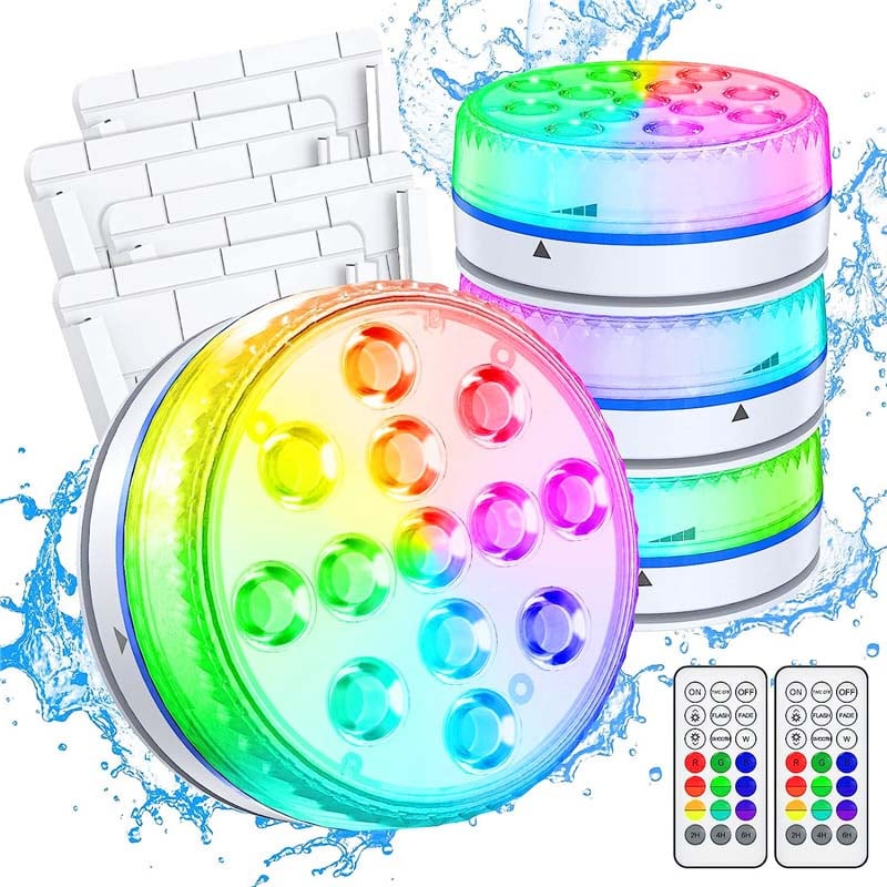 Avelena | Doppelschichtige wasserdichte klebende LED-Poolleuchte