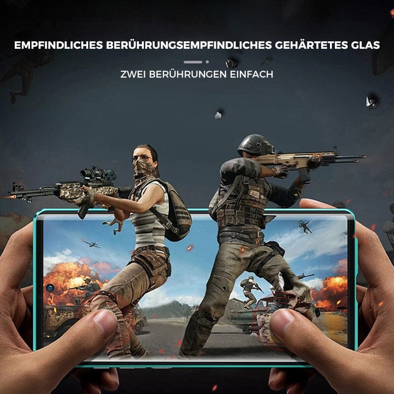 Avelena | Samsung magnetische gehärtete Glas-Doppelseitige Handyhülle