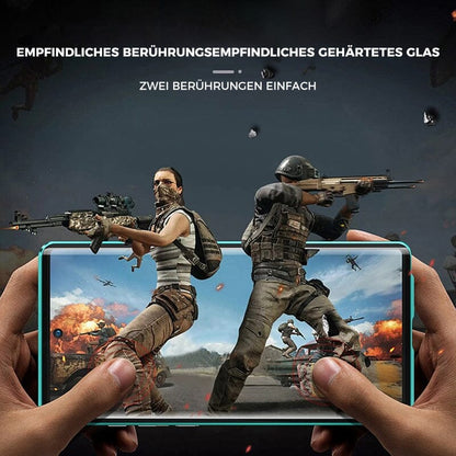 Avelena | Samsung magnetische gehärtete Glas-Doppelseitige Handyhülle