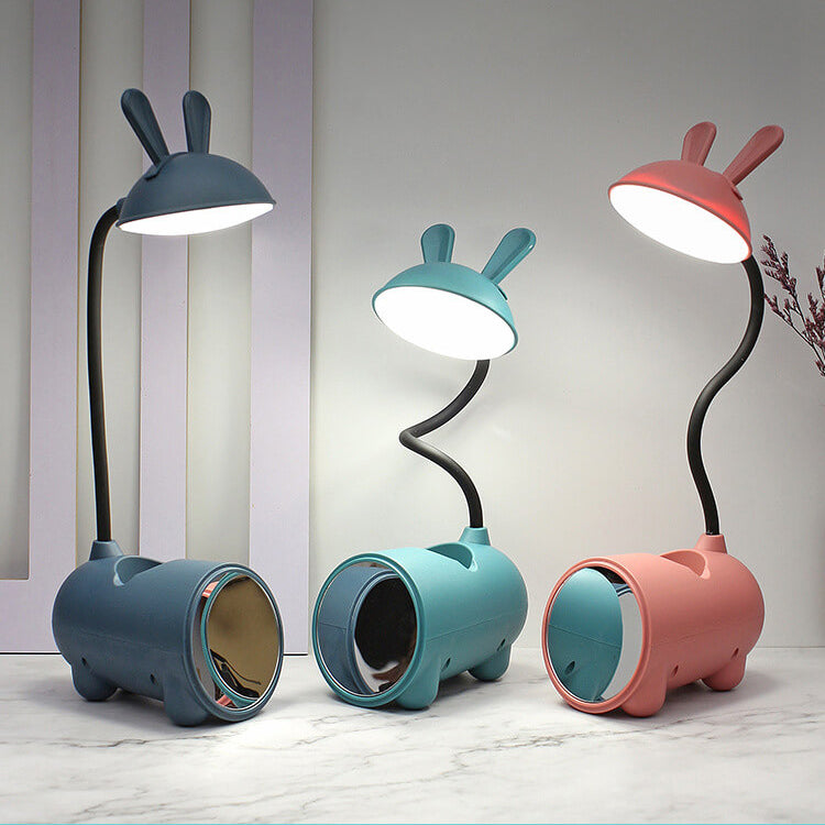 Avelena |  Kreative LED Touch-Lampe mit Stifthalter | USB-Ladefunktion | Schreibtischlampe | Kinderzimmer Deko