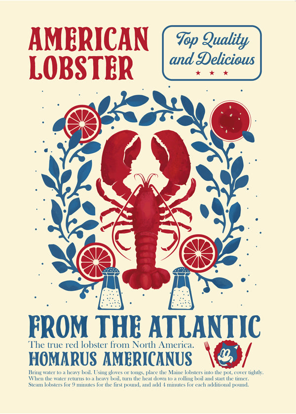 Avelena | Lobster Küche Druck - Dionisis Gemos