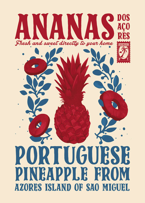 Avelena | Ananas Küchen Druck - Dionisis Gemos