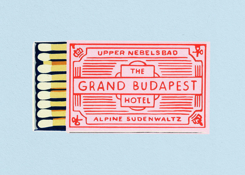 Avelena | Das Grand Budapest Hotel Poster - Studio Mandariini