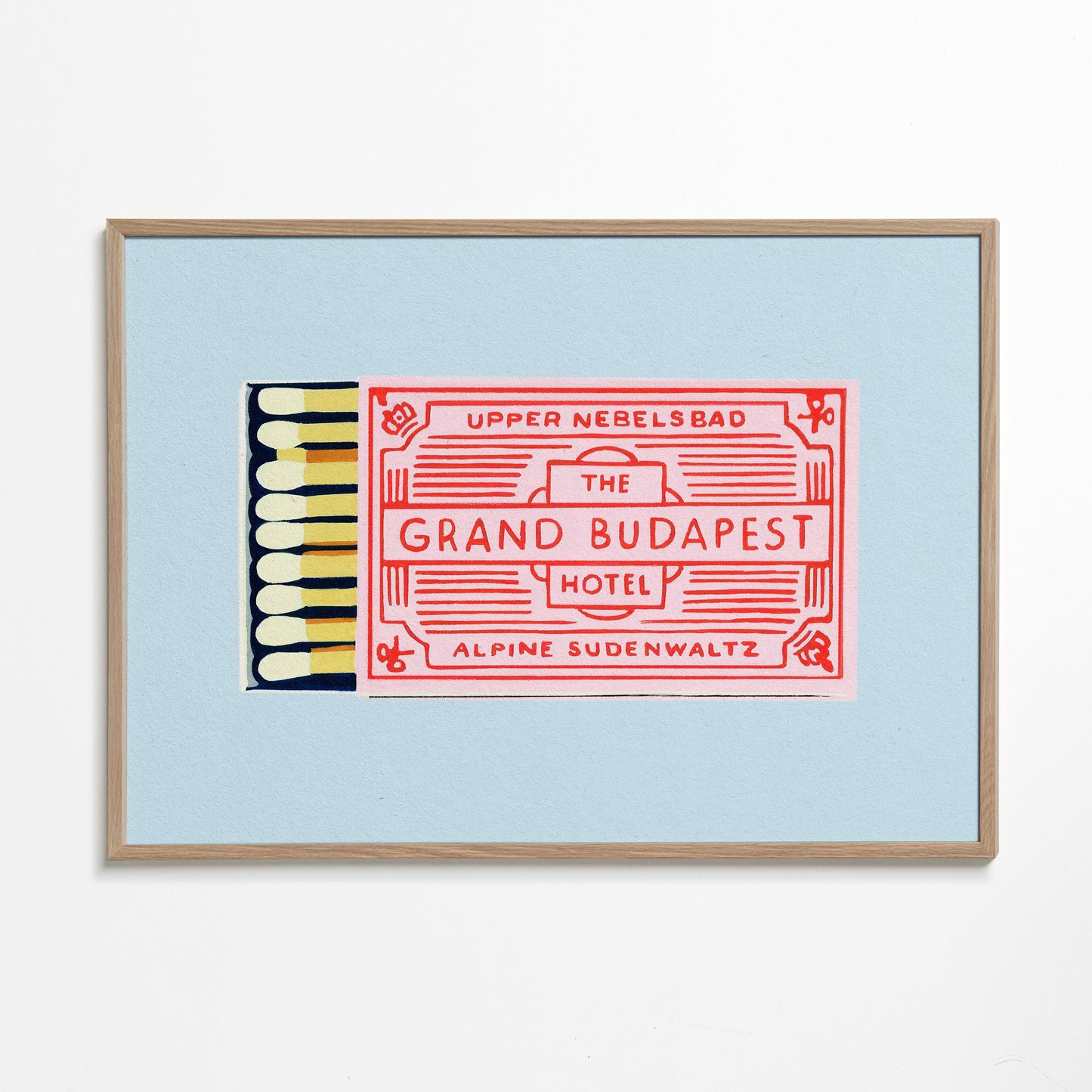 Avelena | Das Grand Budapest Hotel Poster - Studio Mandariini