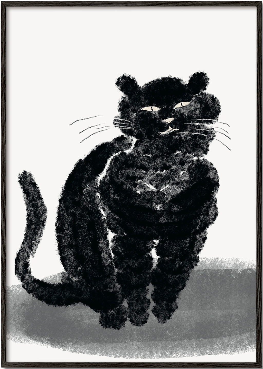 Avelena | Porträt Einer Schwarzen Katze - Little Dean