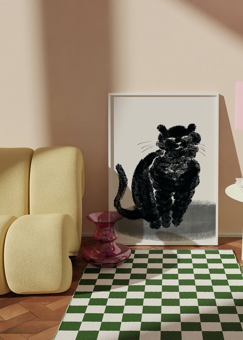 Avelena | Porträt Einer Schwarzen Katze - Little Dean
