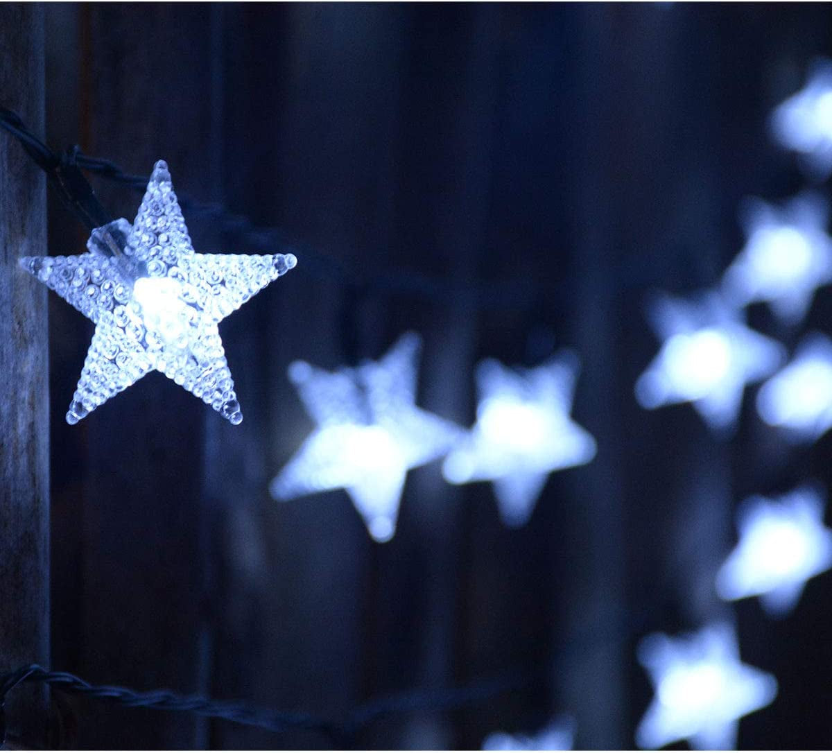 Avelena | Solarbetriebene Feelys, Kaltweiß Wasserdichte Solar-Pavillon Sommerlichter, 30Ft 50 Led Solarlichter Für Weihnachtsgartendekoration