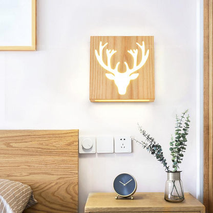 Avelena | Wandlampe - WoodGlow - Elegante LED - Essenz des Lebens im Freien drinnen