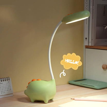 Avelena | DinoGlow Kinder LED-Schreibtischlampe | Augenfreundlich | Wiederaufladbar | Perfekt fürs Kinderzimmer