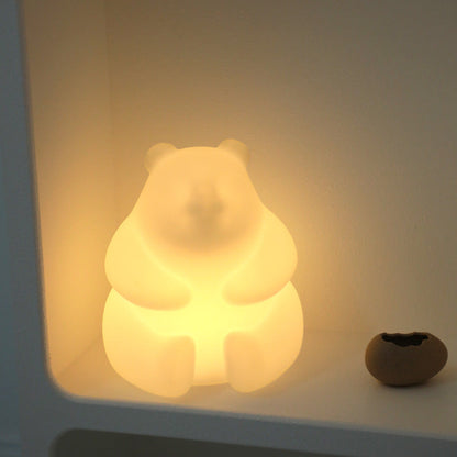 Avelena | Zeitgenössische kreative Bären-PE-LED-Tischlampe für das Wohnzimmer