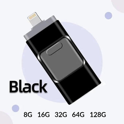Avelena | 4 In 1 Hochgeschwindigkeits-USB-Flash-Laufwerk für mehrere Geräte