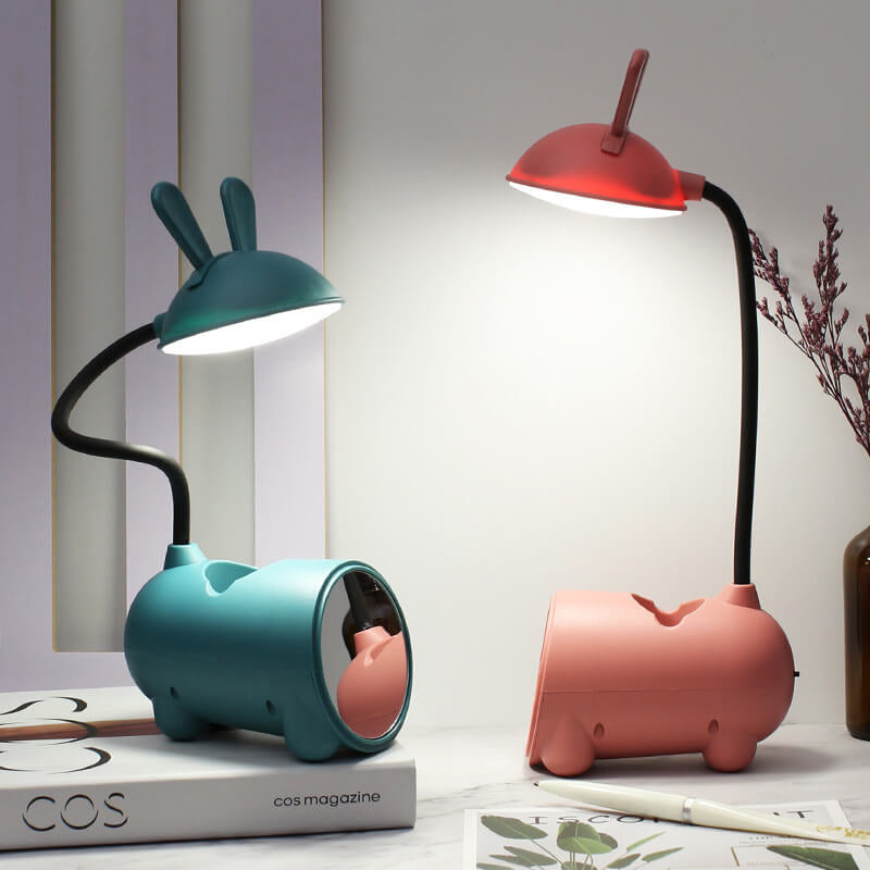 Avelena | Comic Kreativ Kanin LED Berührung Usb Stifthalter Schreibtischlampe