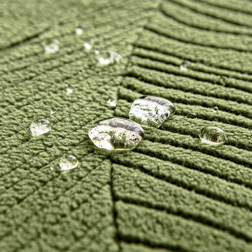 Avelena | Modernes Blatt Jacquard Wasserdicht Anti-Kratzer Stretch Vollüberzug Sofaüberzug