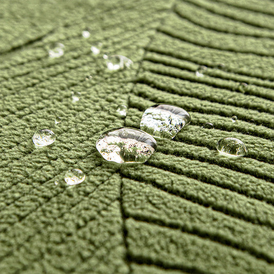 Avelena | Modernes Blatt Jacquard Wasserdicht Anti-Kratzer Stretch Vollüberzug Sofaüberzug