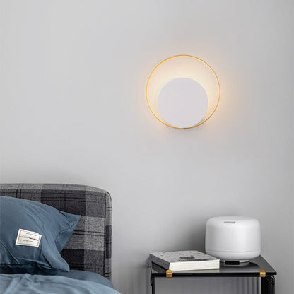 Avelena | Moderne Minimalistische Eisen Kreis Ring 1-Licht Wand Sconces Lampe Für Schlafzimmer