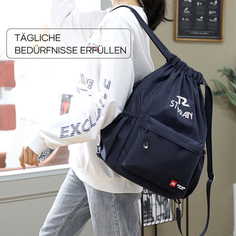 Avelena | Verstellbarer Outdoor-Reiserucksack mit Kordelzug