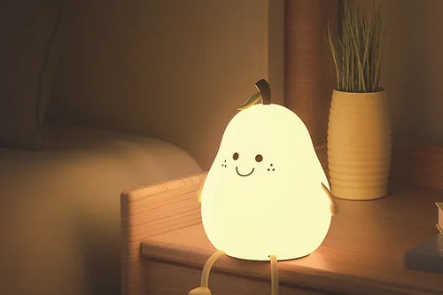 Avelena | Pear Star ️ Beruhigendes Nachtlicht für Einen Besseren Schlaf Ihres Kindes - 7 Farben