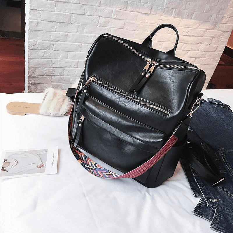 Avelena | Vintage PU Leder Rucksack