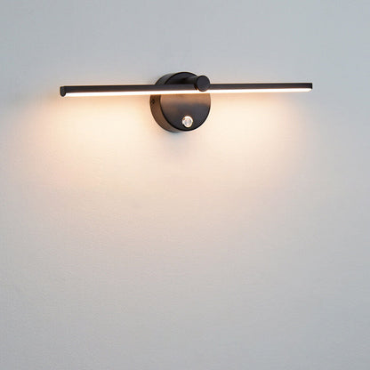 Avelena | Nordic Minimalist Aluminium Lange Bar Schalter LED Spiegel Wandleuchte Lampe