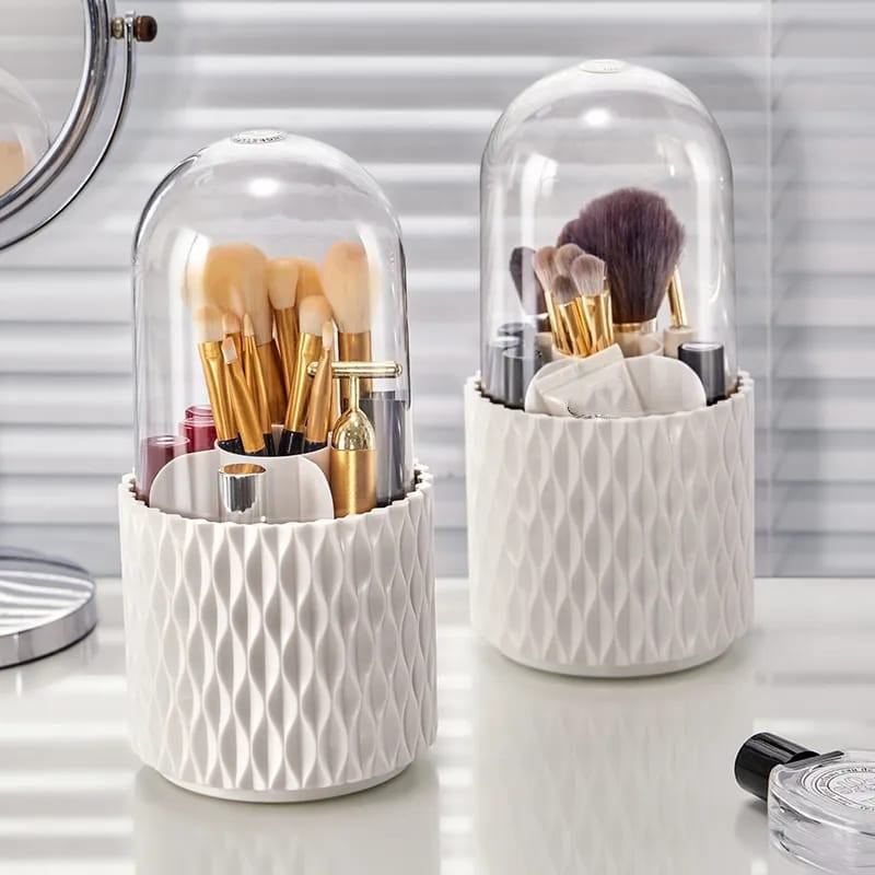 Avelena | Rotierende Makeupbürste und Kosmetischer Organizer