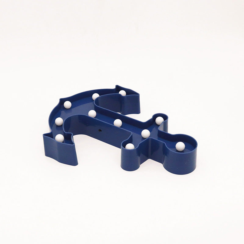 Avelena | Skandinavische moderne Boot Anker ABS Batterie LED Wand Sconce Lampe