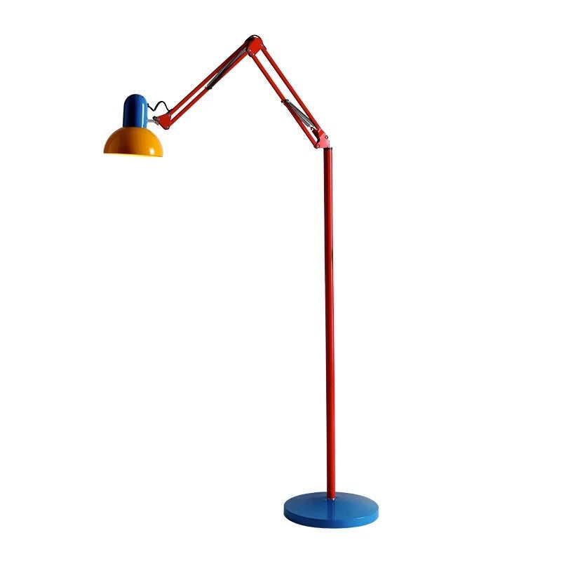 Avelena | Moderne Einfachheit Eisen Halbrund 1-Lampe Stehlampe für Schlafzimmer