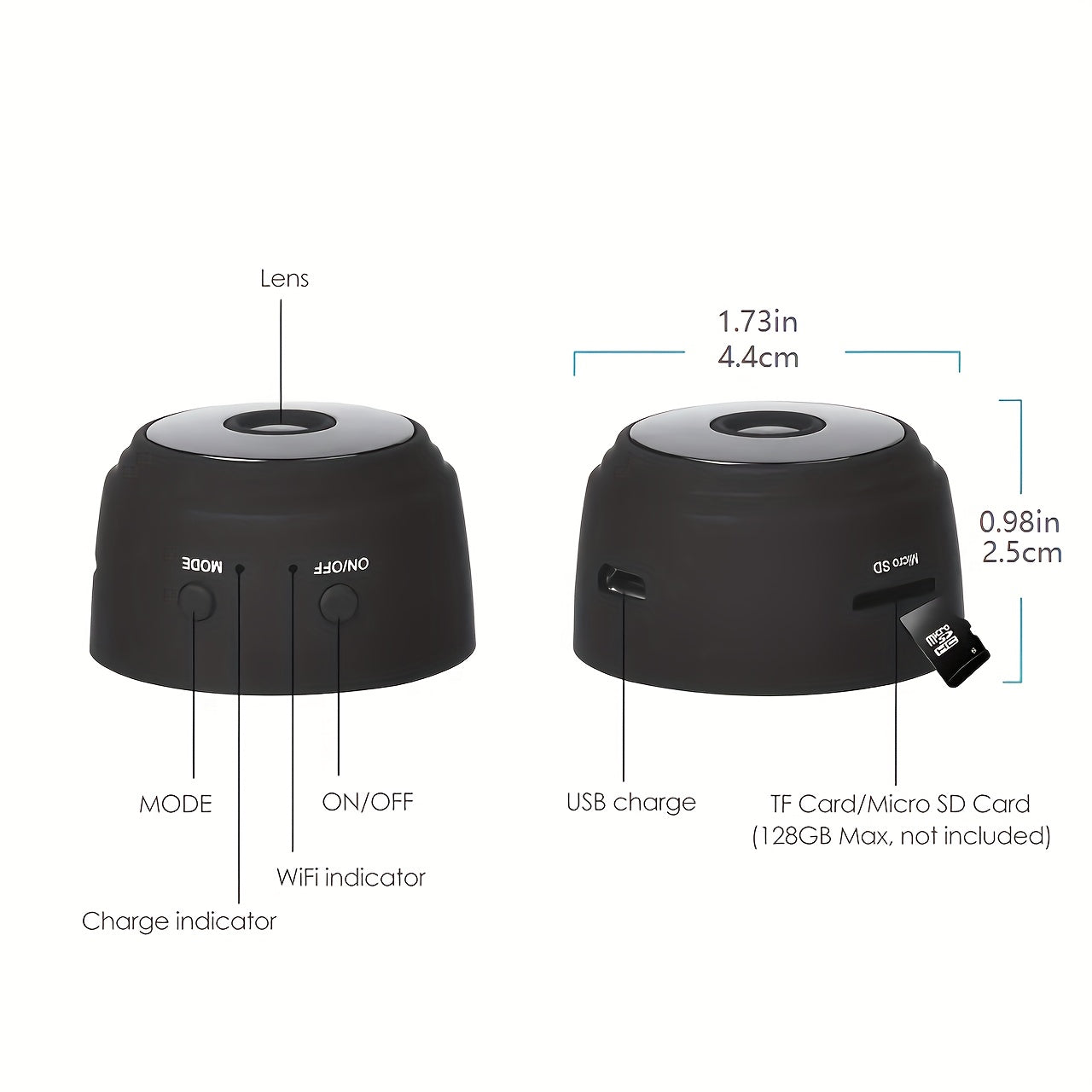 Avelena | ClearView | Überwachungskamera – Tragbar und Drahtlos Sicherheit