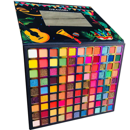 Avelena | Carnival - 99 Farben Lidschattenpalette Brasilianische Make-up Palette