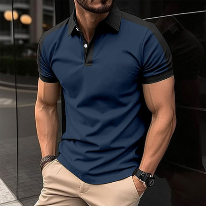 Avelena | Kurzarm Geschäftshemd Sommerliches Casual Poloshirt