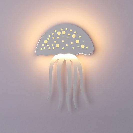 Avelena | Moderne kreative 1-Licht LED Qualle Wandleuchte