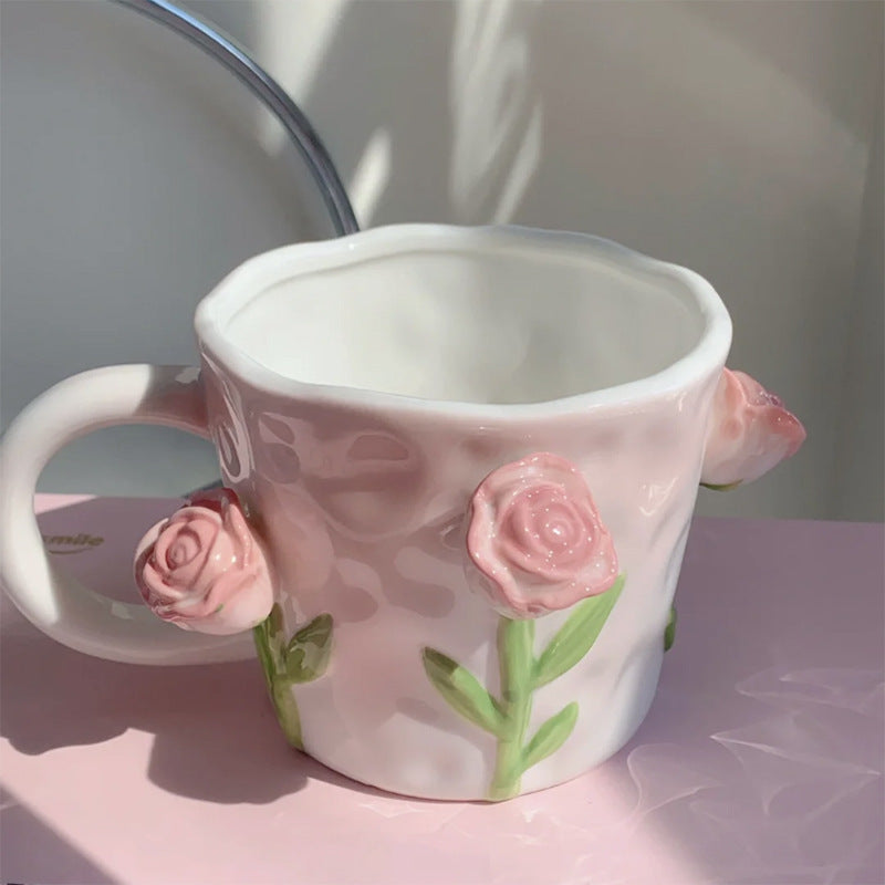 Avelena | Frendorf 3D Floral Handbemalte Tasse