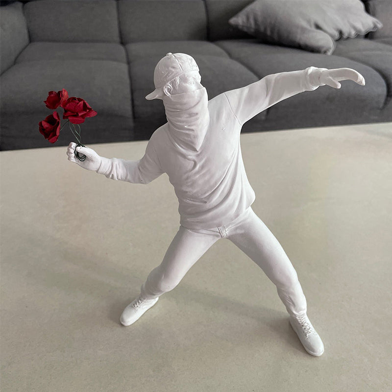 Avelena | Banksy Flower Rioter Ornament