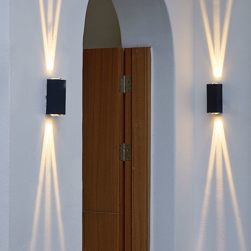 Avelena | Moderne wasserdichte rechteckige LED-Wandleuchte für den Außenbereich