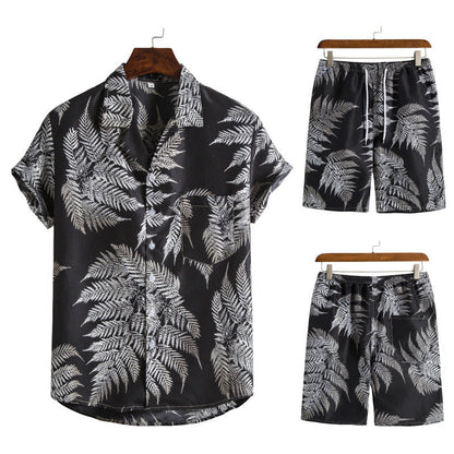 Avelena | Hawaii-Freizeit-Set für Männer (2-Teilig)