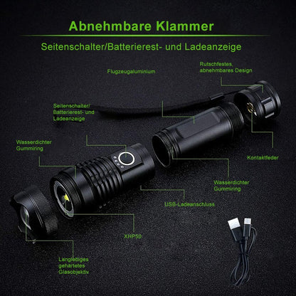 Avelena | Wasserdichte militärische Lasertaschenlampe