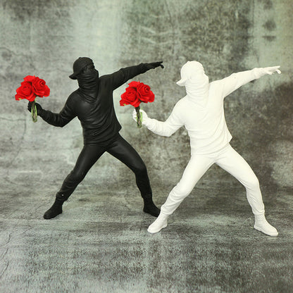 Avelena | Banksy Flower Rioter Ornament