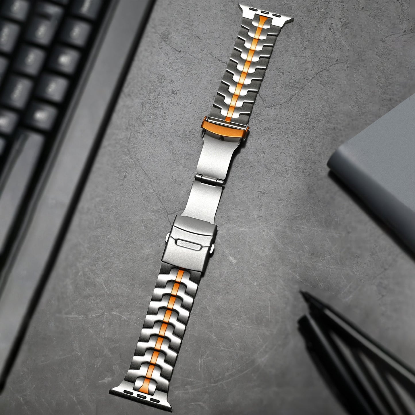 Avelena | Aerotitan Hochwertiges Titan-Uhrenarmband