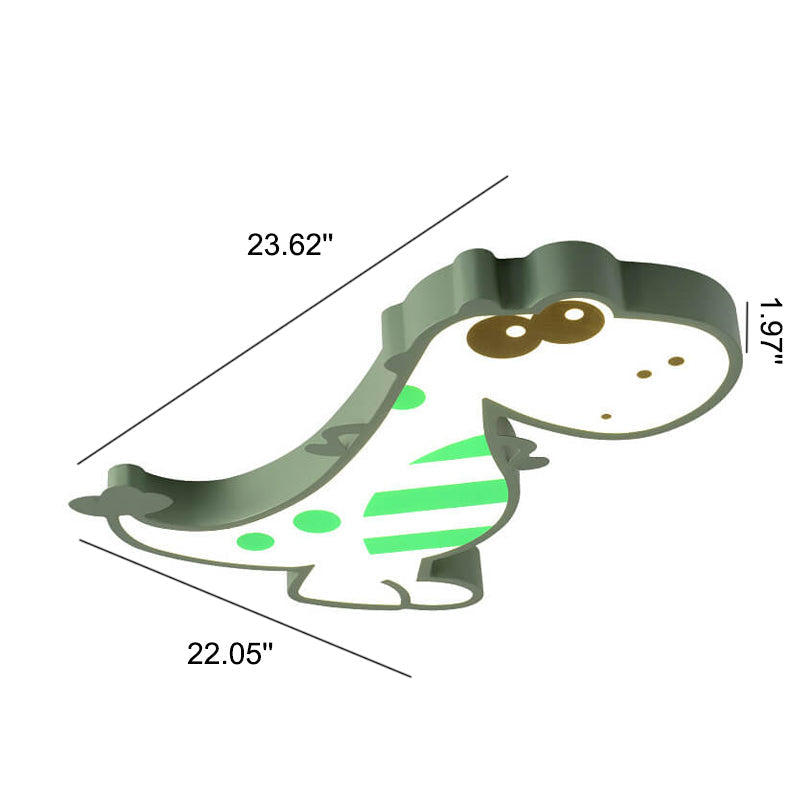 Avelena | DinoBright LED Deckenleuchte | Kreatives Dinosaurier-Design | Kinderzimmerlampe | Warm- & Weißlicht | Dimmbar