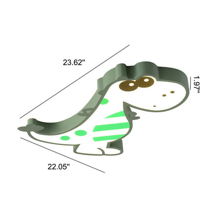 Avelena | DinoBright LED Deckenleuchte | Kreatives Dinosaurier-Design | Kinderzimmerlampe | Warm- & Weißlicht | Dimmbar