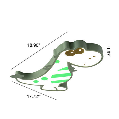 Avelena | DinoBright LED Deckenleuchte | Kreatives Dinosaurier-Design | Kinderzimmerlampe | Warm- & Weißlicht | Dimmbar