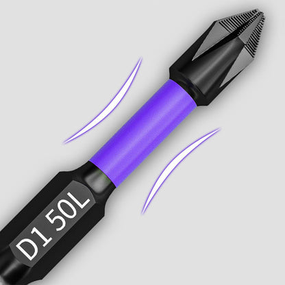 Avelena | D1 Anti-Rutsch- und Stoßfeste Bits mit Phillips-Schraubendreher-Bits