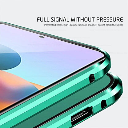 Avelena | Magnetisches gehärtetes Glas doppelseitige Handyhülle für Samsung