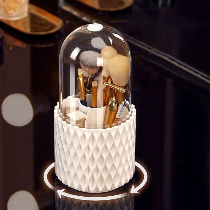 Avelena | Rotierende Makeupbürste und Kosmetischer Organizer