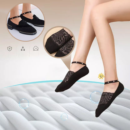 Avelena | Perlen Spitze Socken
