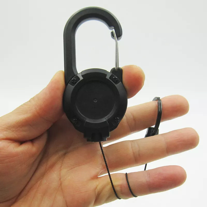 Avelena | Automatische Ausziehbare Leitung Kabel Luya Taktische Schlüsselanhänger