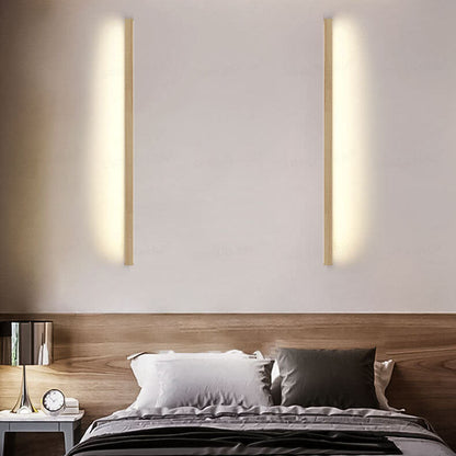Avelena | ZenBeam Japanische LED Wandleuchte | Massivholz Design | Moderne Akzentbeleuchtung