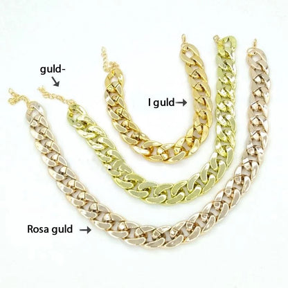 Avelena | Dicke goldene Kette Haustier Sicherheitskragen